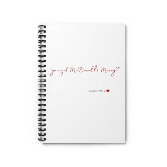 Notebook Ruled Line | "You Got McDonald's Money"? - Picture 3 of 3